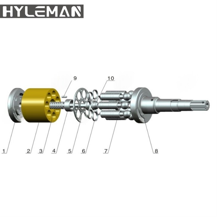 Kuinka korjata KMF40/40-2/kmf90 (kpv90) PC200-1/2/3/kmf105 pumpun osat