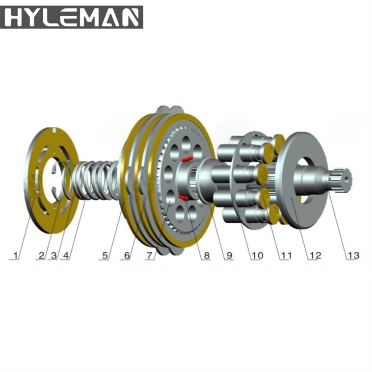 MSG27P (KYB) (LSGMF27/10W) MSG44P/LSGMF44/10WR21 -hydrauliset pumpun osien korjauspakkaus