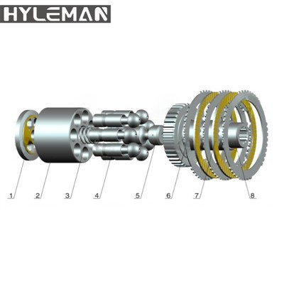 Hitachi -korvaavat hydrauliset mäntäpumppu HMGC16/32/35 -sarja