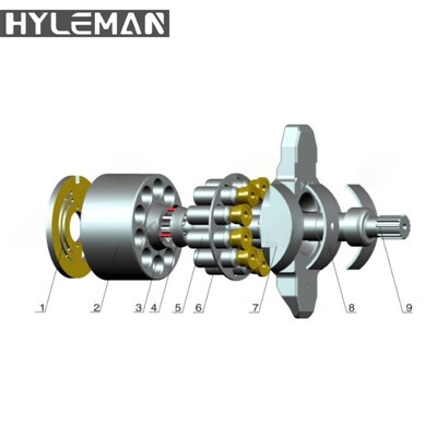 Varaosat hydraulisen männän pumppu Nachi-sarja PVD-2B-32L/34L/36L/38/40/42/63